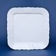 Platter square 26 cm, Thun 1794 Carlsbad porcelain, BERNADOTTE white