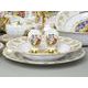 Dining set for 6 pers., The Three Graces + gold, Carlsbad