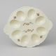 Egg platter 25 cm (8 eggs), Thun 1794 Carlsbad porcelain, BERNADOTTE ivory + kytičky