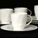 Coffee cup and saucer, Achat Diamant UNI, Tettau Porcelain