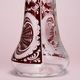 Egermann: Váza červená lazura, 31 cm, ručně zdobená