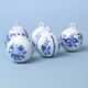 Christmas tree balls 6,5 cm - set of 6 pcs., Original Blue Onion pattern