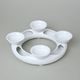 Advent candleholder 18 cm, white, Český porcelán a.s.