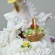 Flowergirl 14 x 8 x 17 cm, Kurt Steiner, Porcelain Figures Unterweissbacher