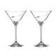 Silueta - Set 2 sklenic na Martini 240 ml, krystaly Swarovski, DIAMANTE