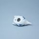 Bird 2 - small 5 x 9 cm, Original Blue Onion Pattern