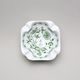 Ashtray 12,5 cm, Green Onion Pattern, Cesky porcelan a.s.