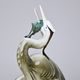 Volavka s rybou 14,5 x 10,5 x 28,5 cm, Luxor, Porcelánové figurky Duchcov