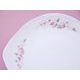 Pink line: Plate cake with handles 27 cm, Thun 1794 Carlsbad porcelain, BERNADOTTE roses