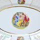 The Three Graces: Dish flat oval 34 cm, Thun 1794 Carlsbad porcelain, BERNADOTTE