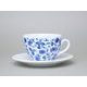Šálek 330 ml a podšálek 17 cm Milada, Fragmenty cibuláku, modrá, Český porcelán a.s.