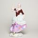 Lady Rococo, 13 x 10,5 x 21,5 cm, Saxe, Porcelain Figures Duchcov