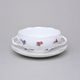 Cup and saucer soup 0,25 l / 17,5 cm, Hazenka, Cesky porcelan a.s.