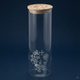Glass Spaghetti Jar with Wooden Lid, 30 cm, Onion Pattern
