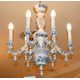 Chandelier 6-arm, Original Blue Onion Pattern