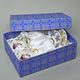 Cup 90 ml espresso + saucer 120 mm, 2 pcs. + gift box, Cecily roses, Carlsbad