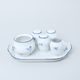 Cruet set 6 pcs., Thun 1794 Carlsbad porcelain, BERNADOTTE blue flower