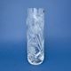 Crystal Hand Cut Vase - Thistle decor, 26,5 cm, Crystal Bohemia Poděbrady