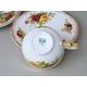 Šálek 200 ml a podšálek 15 cm, dekor "Cikánská růže", 2 ks., Stará Role Moritz Zdekauer
