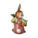 Figurka zajíčka s mrkvemi 7 / 8 / 11,5 cm, kamenina, Goebel