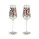 Dvojice skleniček 100 ml na víno, All We Need Is Love, 7,5 / 7,5 / 23,5 cm, sklo, R. Britto, Goebel
