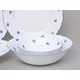 Dining set with bowls, Ophelie blue Hazenka, Nová Role Thun