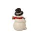 Snowman figurine The Joy of Winter 6 / 5.5 / 9cm, stoneware, Goebel