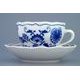 Cup and saucer B + B, 210 ml / 14 cm for coffee, Original Blue Onion Pattern