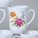 Mug Derby 250 ml, set 6 pcs., colorful flowers, Český porcelán a.s.