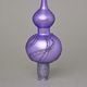 Christmas Tree Glass Tip 28 cm, Light Purple, Bohemian hand made Christmas decorations