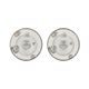 Set of 2 champagne glasses Vincent Van Gogh -Starry night, 7,5 / 7,5 / 23,5 cm, glass, V. van Gogh, Goebel