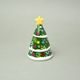 Christmas bell tree 10 x 15 cm, glazed ceramic EGAN
