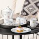Tea pot 1,1 l, Sonate 34032 flowers, Seltmann porcelain