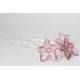 Flower with stem 38 cm - old pink, 1 pcs., Pačinek GLASS