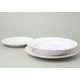 Red line: Plate set for 6 pers., rokoko white, Cesky porcelan a.s.