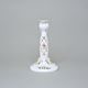 Candleholder Rococo 10,7 x 17,8 cm, White + print + Gold, Royal Dux Bohemia