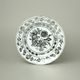 Plate dessert 19 cm, Original Green Onion pattern + platinum