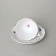 Cup and saucer A/1 plus A/1 0,12 l / 13 cm for coffee, Hazenka, Cesky porcelan a.s.