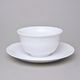 Saucer 170 mm, Thun 1794, karlovarský porcelán, NATÁLIE white