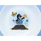 Children bowl / Deep Plate 19 cm "Mole On The Molehill ", Thun 1794 Carlsbad porcelain