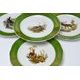 Plate - dessert, set for 6 pers. 19 cm, Mary-Anne, Green Hunter, Leander Loucky 1907