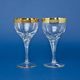 Glasses - Red Wine 250 ml, set 2 pcs., Golden Stripe, 16,5 cm, Milan Mottl