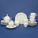 Dessert set 20 pcs., Thun 1794 Carlsbad porcelain, BERNADOTTE ivory