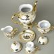 Coffee set for 6 pers., hunting decor + pearl beige, Carlsbad