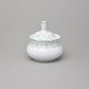 NATÁLIE zelené kvítky: Cukřenka 250 ml, Thun 1794, karlovarský porcelán