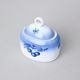 Sugar bowl Cairo 0,25 l, Thun 1794 Carlsbad porcelain, BLUE CHERRY