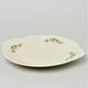 Plate cake 27 cm, Thun 1794 Carlsbad porcelain, BERNADOTTE ivory + flowers