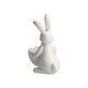 Figurka bílého zajíčka s mističkou 13,5 / 7 / 16 cm, porcelán, Goebel