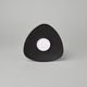 Delta decor 700 (matt dark grey): Saucer 120 mm, Atelier Lesov Thun
