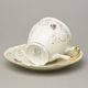 BERNADOTTE castle: Cup + saucer 220 ml / 16 cm, Thun 1794, karlovarský porcelán